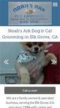 Mobile Screenshot of noahsarkpetgroomingca.net